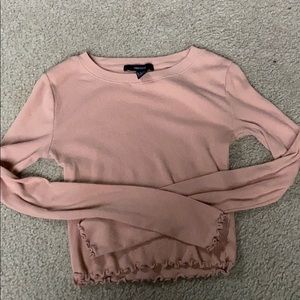Forever 21 cropped Longsleeve top